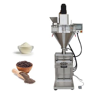 China Semi-automatic food powder filling machine for coffee powder wheat flour solid condiment drink without scale 10-5000g 25L for sale