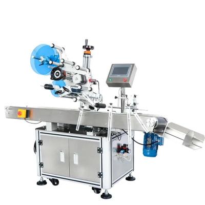 China Electric Automatic Large Flat Plastic Flat Bottle Labeling Machine Book Paper Food Label Food Bag Labeling Machine for sale