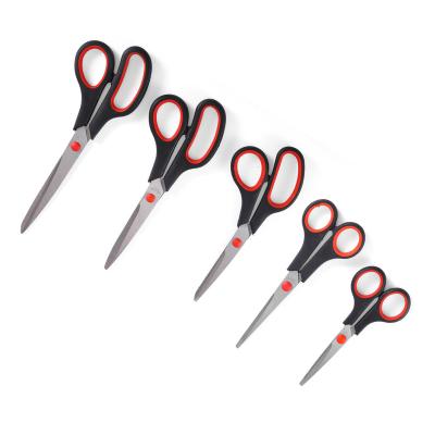 China 5 high quality sets of universal cut-off rubber and plastic scissors for sale