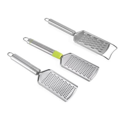 China Sustainable Stainless Steel Cheese Grater For Potatoes Ginger Vegetable Radish And Grated Spices for sale