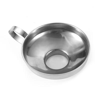 China Sustainable Stainless Steel Canning Funnel With Handle for sale