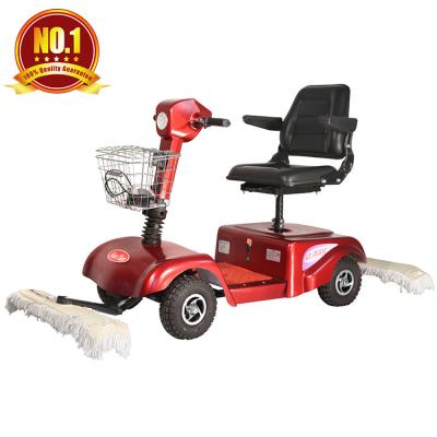 China Hotels wholesale commercial HT-IN101C hotel self driving battery operated floor cleaning machine, floor mop cleaning scooter for sale