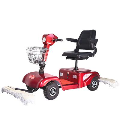 China HT-IN101C Hotels Dust Push Cart Electric Driving Machine for sale