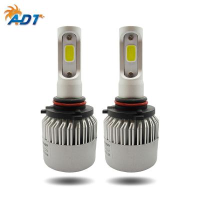 China High Bright White 9-32V S2 COB 9005 HB3 LED Beam 6000K LED Headlight Bulbs Aluminum Conversion Kit for sale