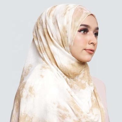 China Latest Dupatta Women Daily Life Designs Islamic Malaysia Cotton Veil Swiss Sudanese Tie Hair Scarf Dyed Bawal Tudung Shawl Hijab for sale