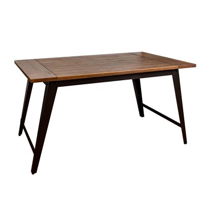 China Dismantled Donna Wood and Metal Dining Table for sale