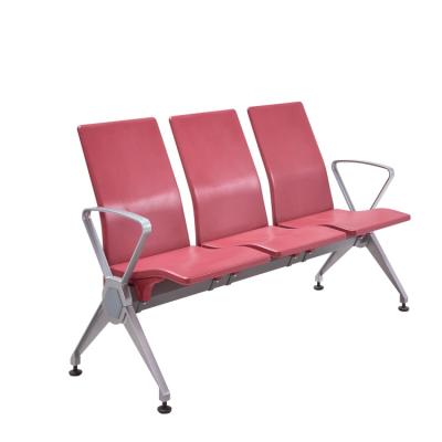 China Traditional Airport Chair Hot Sale PU Bench Public Hospital Waiting Waiting Sofa for sale