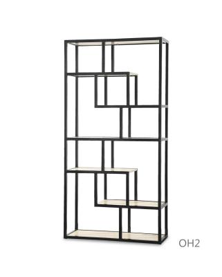 China China Factory Steel Book Shelves Living Room Design Shelf Metal Extendable Bookcase Unit Display Shelf for sale