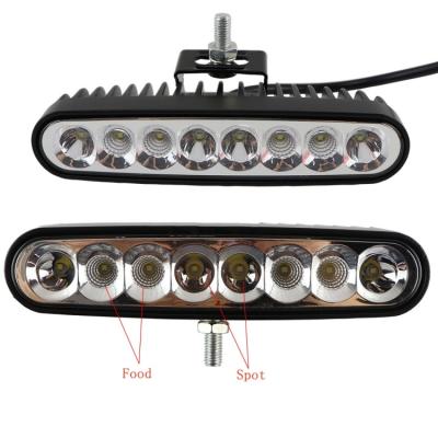 China New 6.6 Inch Aluminum Alloy Mini Car Lights 40w Led Work Lights 1 Row Single Car Modified Strip Daytime Combo Beam Running Light for sale