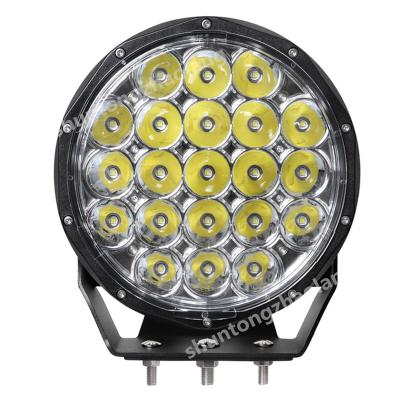 China Super Brightest Led Drive Lights 105W Aluminum Alloy 9 Inch Round LED Spot Beam Work Off Road Light IP67 Waterproof 9500LM Drive for sale