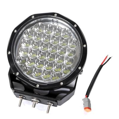 China Aluminum Alloy DC 12v 24v 128w High Quality Bright 7 Inch Work Portable Automotive Led Lights for sale