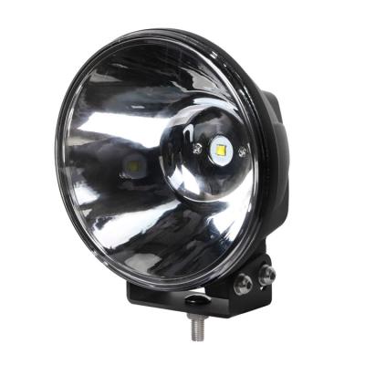 China Wholesale 12v 24v Alloy Aluminum Graphite Light Round 7 Inch Led Spot Beam Driving Lamp Offroad Running Lights for sale