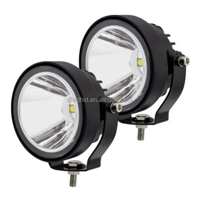 China LED Round Offroad Driving Spot Lights 2Pcs 3.8 Inch Super Bright 30W LED Pod Lights Work Auxiliary Lights DT-CZG-0130W for sale