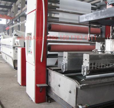 China Flat Yarn PP/PE Tape Line High Speed ​​Yarn Extruder Machine With Winder Machine for sale