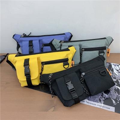 China Large Capacity Lady Diagonal Shoulder Bag Hot Selling Nylon Waist for sale