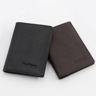 China New Waterproof Men's Multifunctional Card Holder Bill Wallet Short Leather Multi-Card Bag for sale