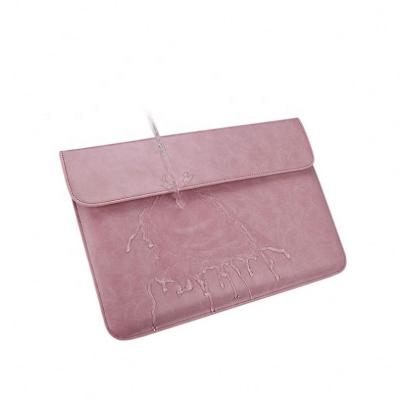 China 2021 New Products Waterproof PU Leather Small Sleeve Laptop For Daily Travel for sale