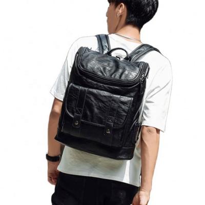 China 2021 hot sale high popularity outdoor sports waterproof PU leisure backpack bag for men for sale