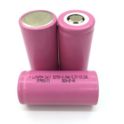 China Toys Flat Surface 3.2V 32650 32700 6000 Mah Lithium Ion Battery For Solar Lightweight Rechargeable Battery for sale