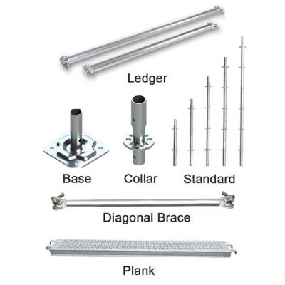 China Modern Ringlock Scaffolding Vertical Standard Galvanized Scaffolding System Construction for sale