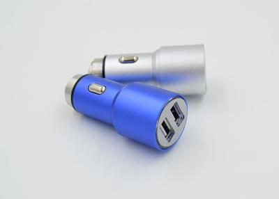 China Iphone Ipad Safety Hammer Auto USB Charger , Aluminum Car Charger Universal for sale