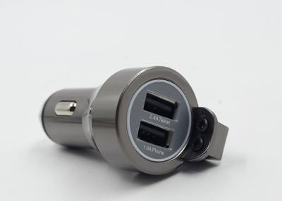 China Travel Metal Dual Usb Car Charger Adapter Multi Function Cut Seal Belt for sale