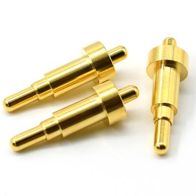 China Precision Spring Loaded Pogopin Tensioner, Connector Link Brass Hardware Components for sale