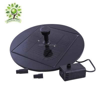 China High efficiency hot sale solor energy charging LED light 5V solar water pump for sale