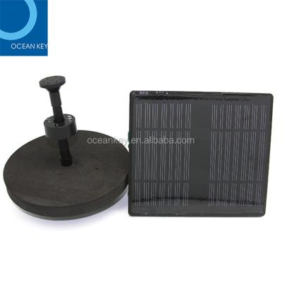 China Waterproof Solar Water Fountain Pump With Led Lights Floating for sale