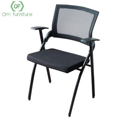 China Orri Furniture Black Mesh Foldable Office Visitor Chair for Conference Room Training for sale