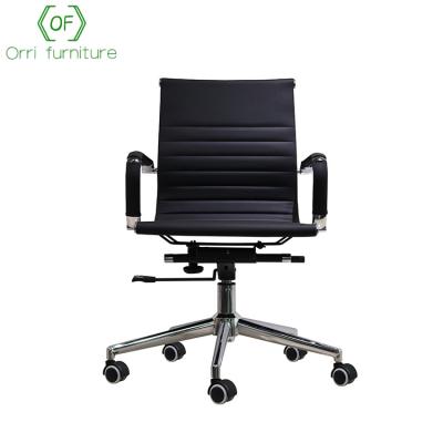 China Wholesale Adjustable Office Chair Swivel Lift Manager Boss Furniture Office Leather Executive (Height) Rotation Chair for sale