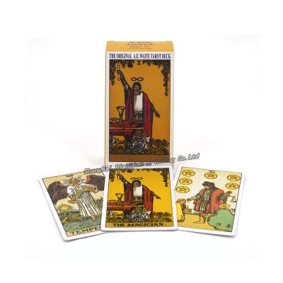 China Entertainment Divination Tarot Custom Deck Original Tarot Cards With Guidebook for sale