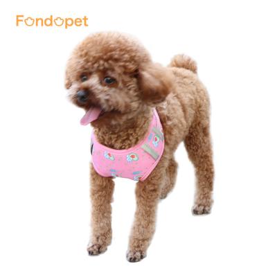 China Fondopet Pink Rabbit Padded Custom Logo Dog Free Size Harness Non Pull Small Dog Pet Harness For Small Dog for sale