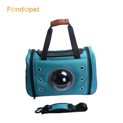 China Fondopet Factory Breathable Cross - Body Bubble Peted Cat Capsule Carrier Bag for sale