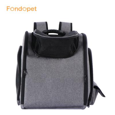 China Fondopet Custom Made Expandable Soft Safety Breathable Large Small Peteded Medium Doged Cat Backpack for sale