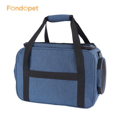 China Custom Made Sedex Breathable Fondopet Expandable Peted Cat Shoulder Bag for sale