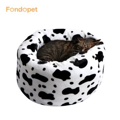 China Fondopet Travel Softly 3 Way Using Foldable Pet Sleeping Cat Cave Heating Bed For Cat for sale