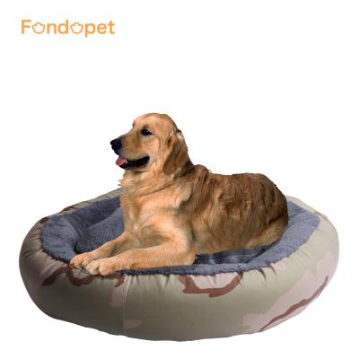 China Factory Price Custom Made Luxury Peted Fondopet Cooling Warming Mat Canvas Flannelette pp Cotton Plush Round Donut Peted Peted Cushion for sale