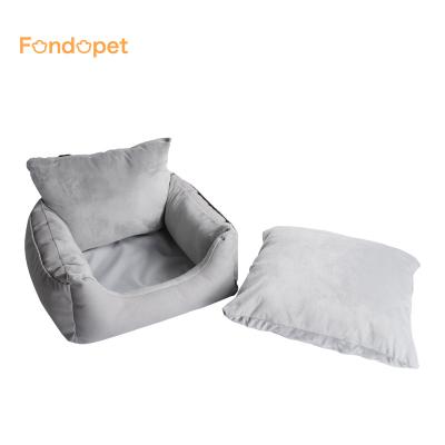 China Factory Fondopet Breathable Custom Made Cat Bed Luxury Pet Cool Cushion Bed For Cats for sale