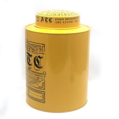 China Decorative Large Tea Gift Boxes Storage Food Tin Tea Packaging Containers for sale