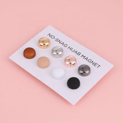 China New Fashion Acrylic Customize Magnetic Hijab Pins Strong Luxury Hijab Accessory Can Add Your LOGO Paper Card for sale