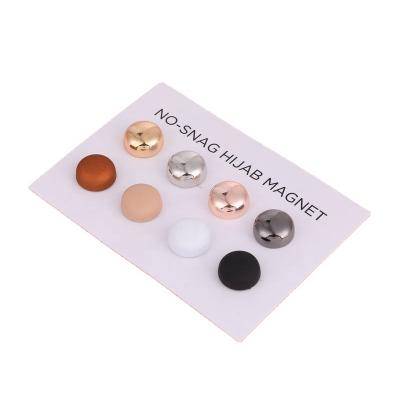 China New fashion acrylic magnetic hijab wholesale pins luxury hijab accessory can add your LOGO hijab pins brooch for sale