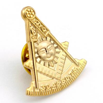 China Export To Europe And America Ready To Ship Masonic Pin Badge Custom Metal Lapel Pin for sale