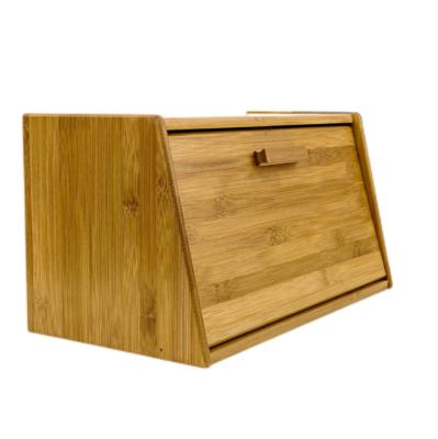 China Freshness Preservation Amazon Bread Box Hot Selling Bamboo Wholesale for sale