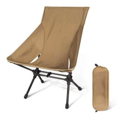 China Minimalist Backrest Fishing Chair Stool, Outdoor Folding Backpacking High Back Beach Camping Chairs With Headrest For Sports Picnic Beach for sale