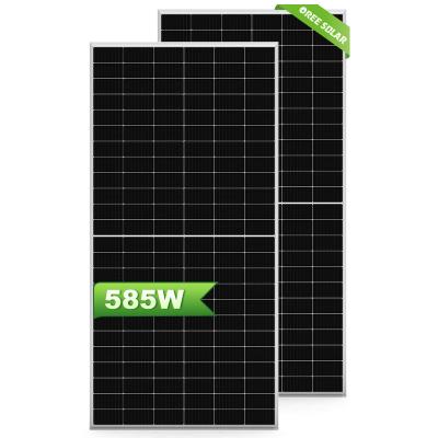 China Solar Power System Supplier Solar Panel 555W 585W Solar System Have Current In China Solar Panels for sale