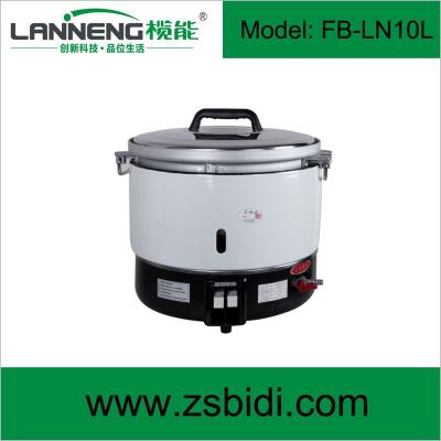 China Pot Gas Nonstick Coating Inner Rice Cooker With Iron Housing And Non-sticker Coating Inner Port for sale