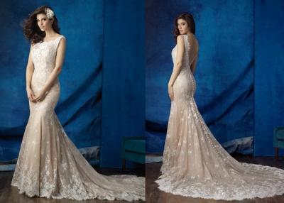 China Sexy A - Line Sheath Column Wedding Dress Immortal Little Trailing Design for sale