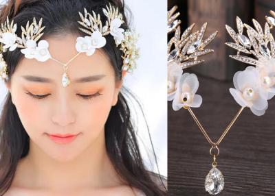 中国 ダイヤモンドの花嫁衣装の付属品のBlingのラインストーンの結婚式の王冠およびティアラを切って下さい 販売のため