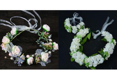 China Handmade Fashion Indian Wedding Decoration Flower Garland For Girls for sale